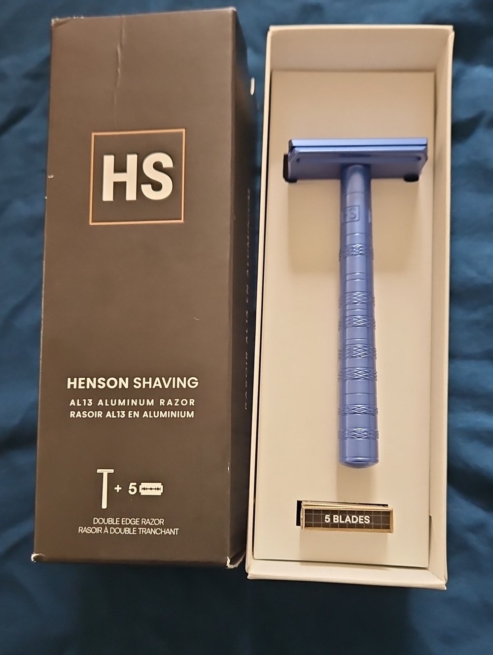 AL13 Double Edge Razor — Blue